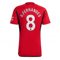 Manchester United Bruno Fernandes #8 Hemmatröja 2023-24 Korta ärmar